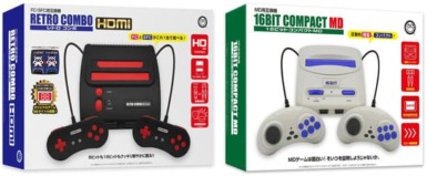 【ハード】 コロンバスサークルより、ファミコン&スーファミ互換機とメガドラ互換機が発売 『レトロコンボHDMI』『16ビットコンパクトMD』