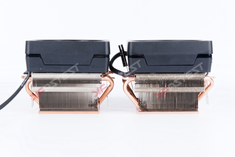 AMD Wraith Prism Cooler。左が本物、右が偽物
