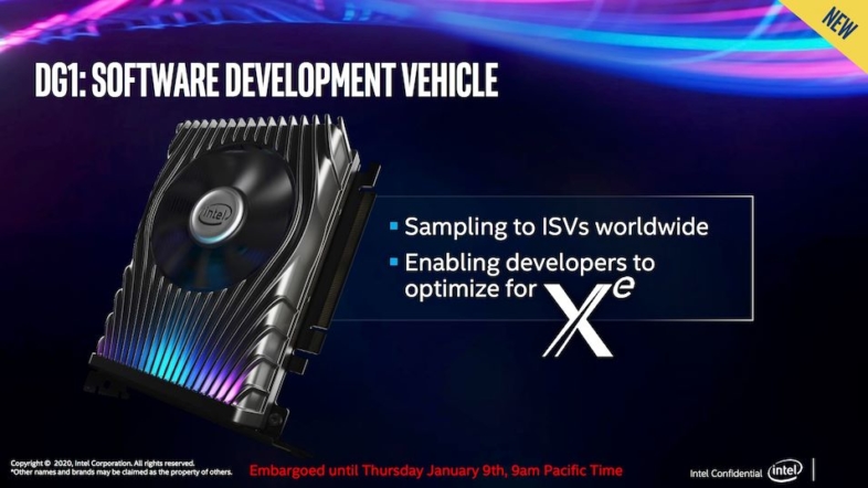 Intel Xe『DG1 Software Development Vehicle』