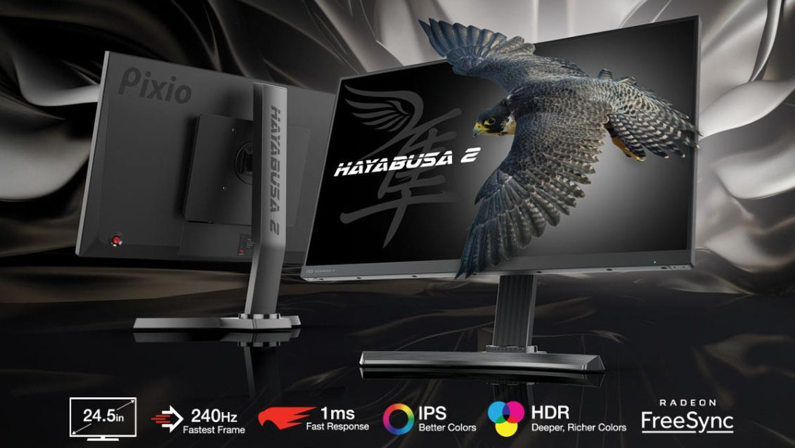 PIXIO HAYABUSA2 ゲーミングモニター 240Hz odontmedscj.com