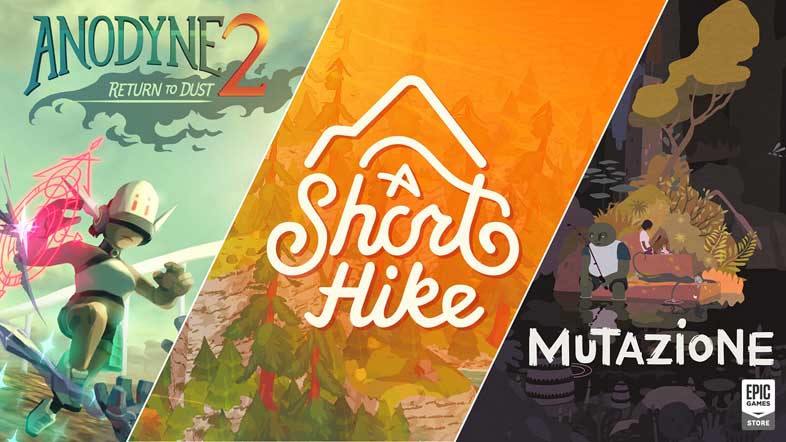 『Anodyne 2: Return to Dust』『A Short Hike』『Mutazione』が無料