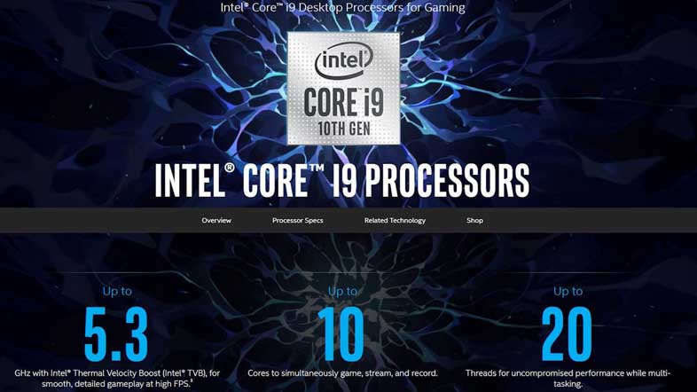 Intel Comet Lake-S Processors