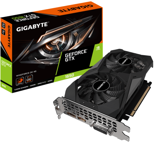 GTX 1650 D6 WINDFORCE OC 4G (GV-N1656WF2OC-4GD)