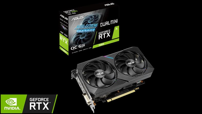 ASUS GeForce RTX 2060 DUAL-RTX2060-O6G-MINI