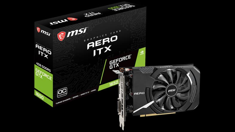 MSI GeForce GTX 1650 AERO ITX 4G OCV1