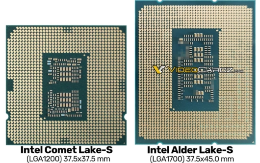 Intel Alder Lake-S エンジニアリングサンプル