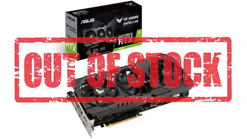 GeForce RTX 3080 - OUT OF STOCK