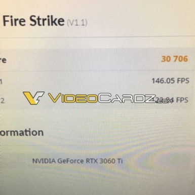GeForce RTX 3060 Ti - Fire Strike