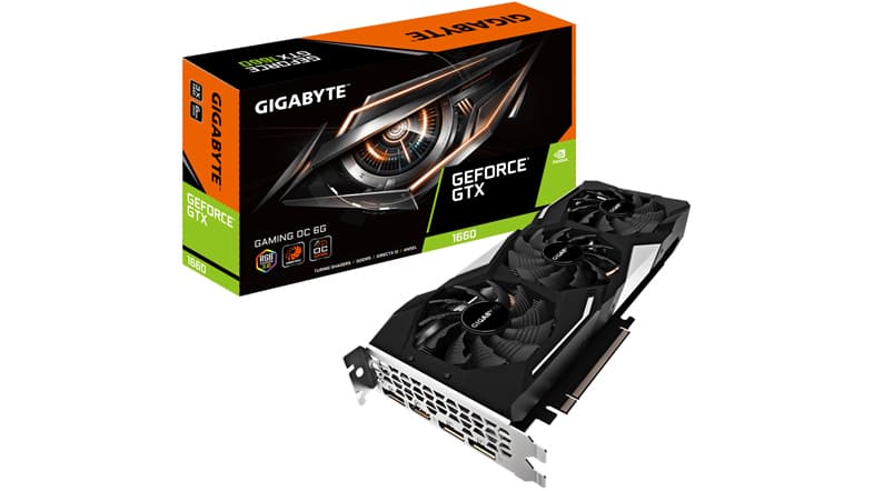 Gigabyte GeForce GTX 1660 GV-N1660GAMING OC-6GD