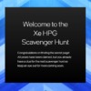 Intel Xe HPG Scavenger Hunt