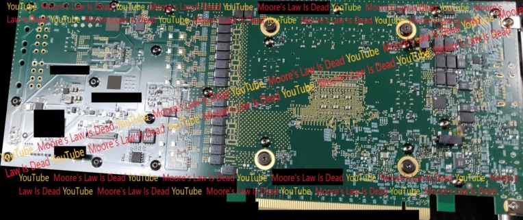 Intel Xe-HPG DG2 512EUモデル ES版PCB