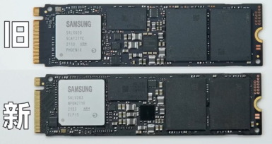 Samsung 970 EVO Plus 1TB 新旧比較