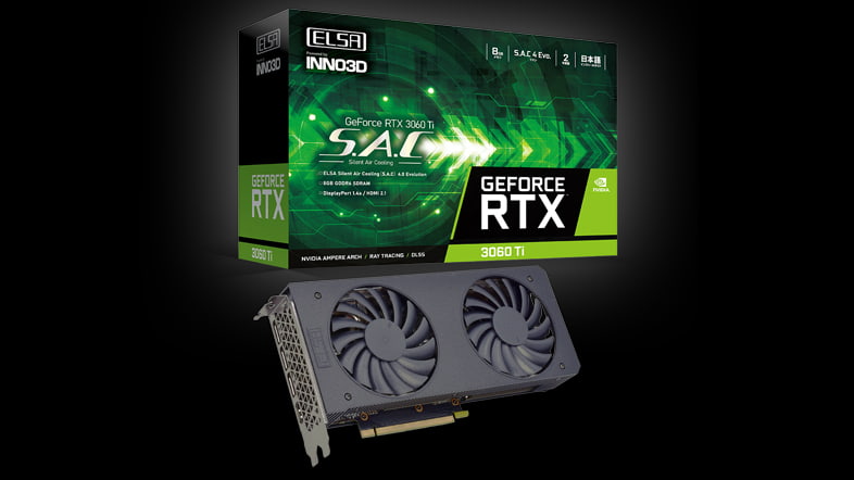 流行に ELSA RTX GeForce RTX /L 3060 GeForce /L with 