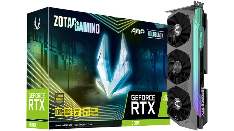 ZOTAC GAMING GeForce RTX 3080 AMP Holo LHR