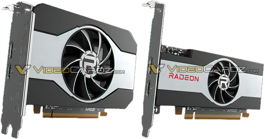 左: Radeon RX 6500 XT / 右: Radeon RX 6400