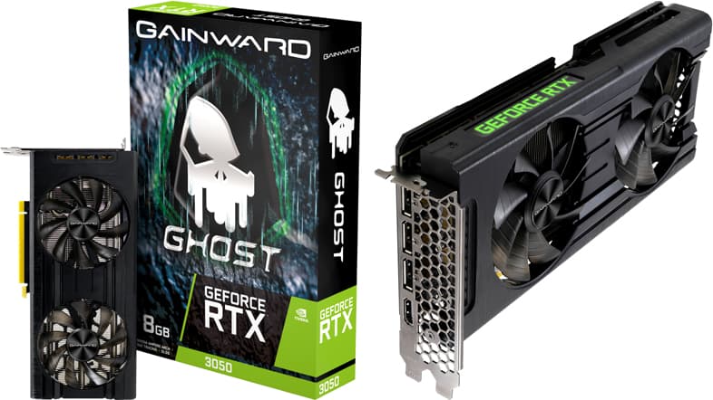 GAINWARD GeForce RTX3050 GHOST 8GB GDDR6 128bit 3-DP HDMI