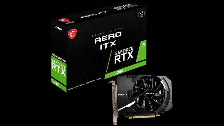 MSI GeForce RTX 3050 AERO ITX 8G