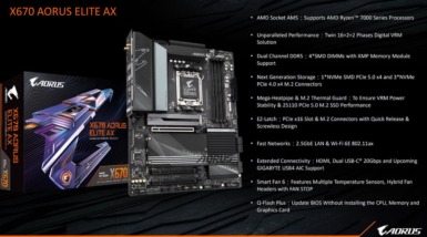 Gigabyte X670 AORUS ELITE AX