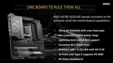 MSI MEG X670E GODLIKE"