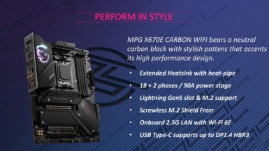 MSI MPG X670E CARBON WIFI