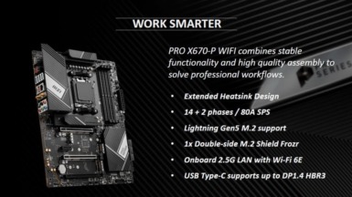 MSI PRO X670-P WIFI