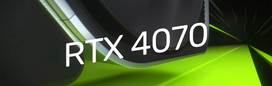GeForce RTX 4070 Banner