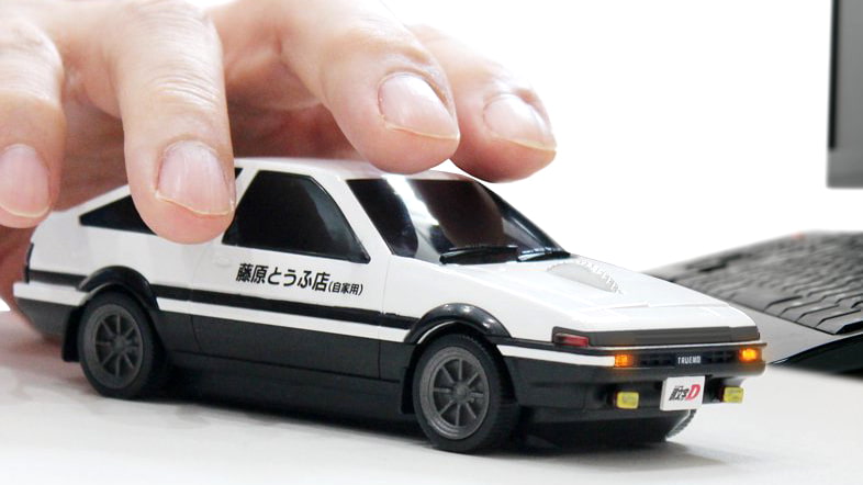 無線マウス トヨタ AE86 頭文字D藤原とうふ店(自家用)仕様 前期版