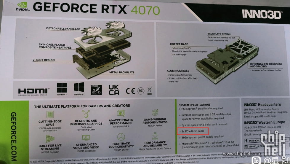 Inno3D GeForce RTX 4070