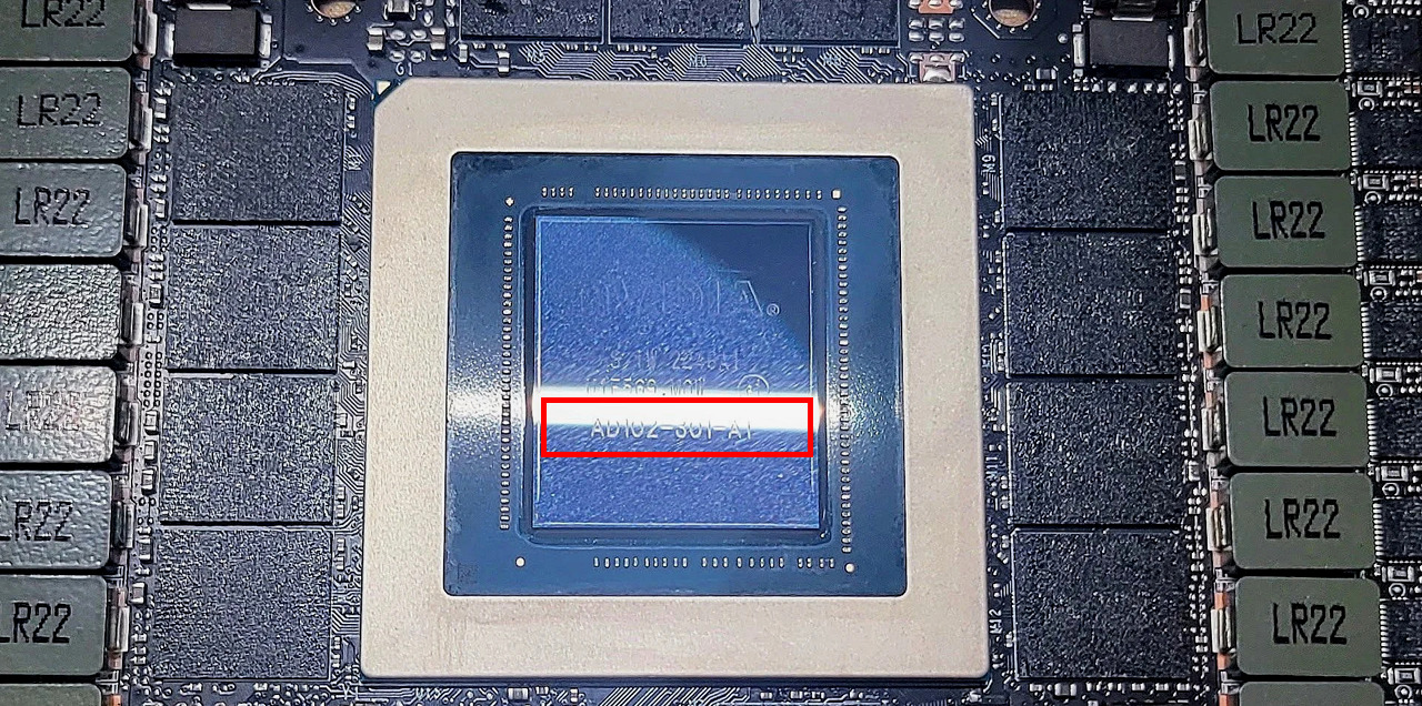 GeForce RTX 4090 AD102-301-A1 GPU