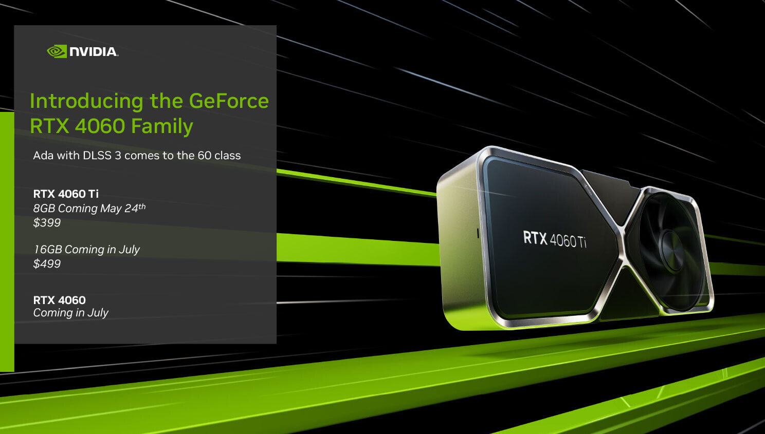 NVIDIA GeForce RTX 4060ファミリー
