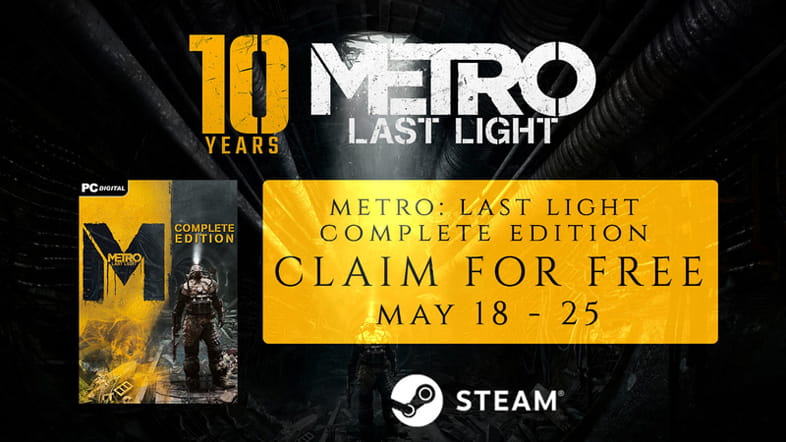 『Metro: Last Light Complete Edition』が無料