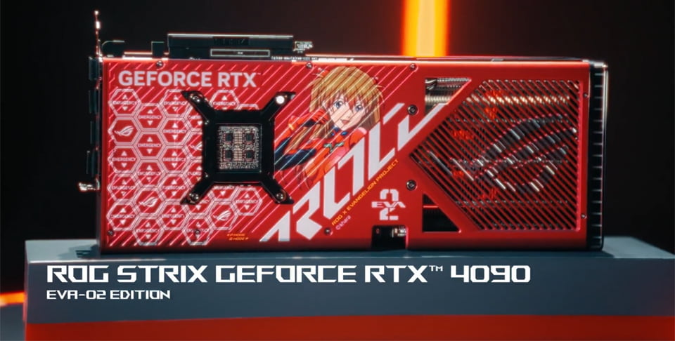 ROG Strix GeForce RTX 4090 24GB GDDR6X OC EVA-02 Edition