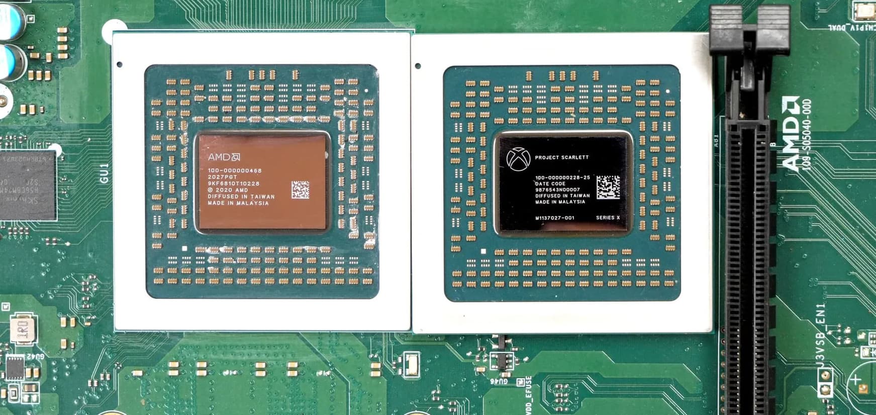 左: AMD 4800S / 右: Xbox Series X APU