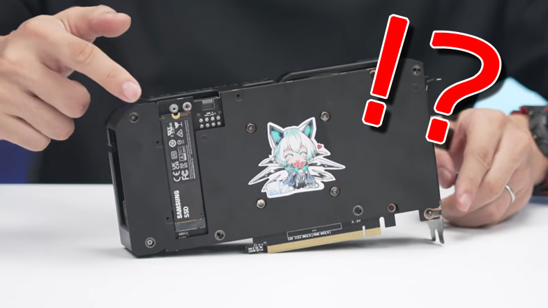 NVMe M.2 SSDを搭載できるGeForce RTX 4060 Ti