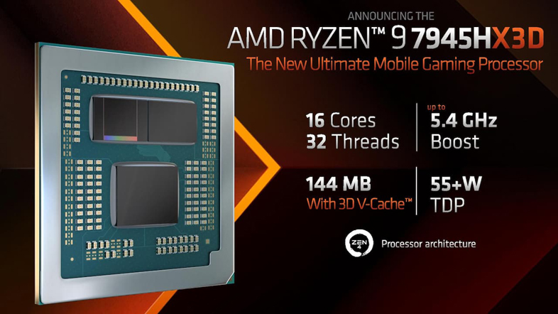 AMD Ryzen 9 7945HX3D