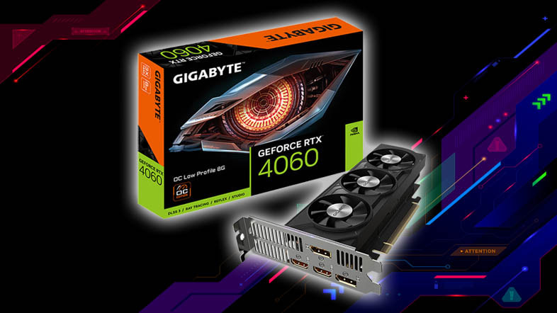 Gigabyte GeForce RTX 4060 OC Low Profile 8G (GV-N4060OC-8GL)