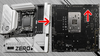 MSI、背面コネクタマザー『B650M PROJECT ZERO』を正式発表!最高にスッキリした自作PCの構築が可能に MSI B650M PROJECT ZERO