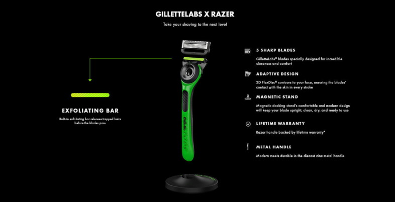 Razerがカミソリ(Razor)業界に参入！？ジレットとコラボ | ニッチなPCゲーマーの環境構築Z