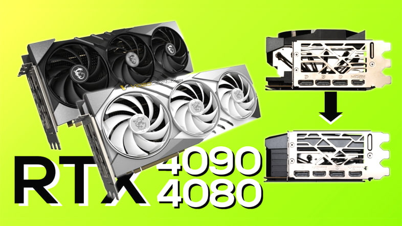 スリム化したGeForce RTX 4090とRTX 4080
