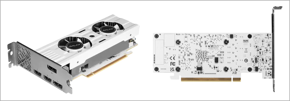 GALAX GeForce RTX 3050 6GB LP White
