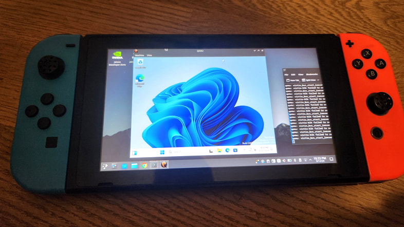 Nintendo Switch上でWindows11が動作