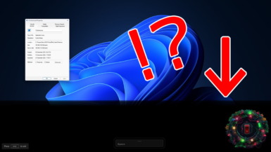 まるでマルウェア。Windowsに巨大クリスマスバナーが表示。デスクトップの約半分を覆う。原因はASUSの『christmas.exe』と『ASUS Armoury Crate』 まるでマルウェア。Windowsに大きなクリスマスバナーが表示