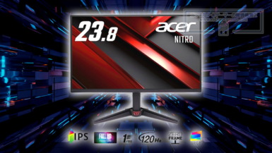 Acer、お手頃価格なゲーミングモニター『VG240YGbmipx』を発売。23.8インチ、120Hz、IPS仕様 Acer VG240YGbmipx