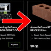 GeForce RTX 4040 8GB BRICK Edition