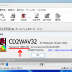 CD2WAV32 for Windows11 Revision 4.00jp