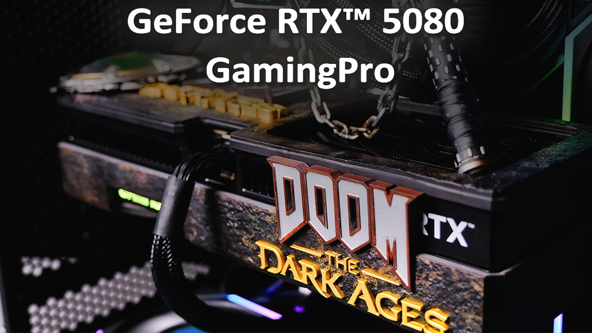 Palit GeForce RTX 5080 GamingPro DOOM: The Dark Ages Edition