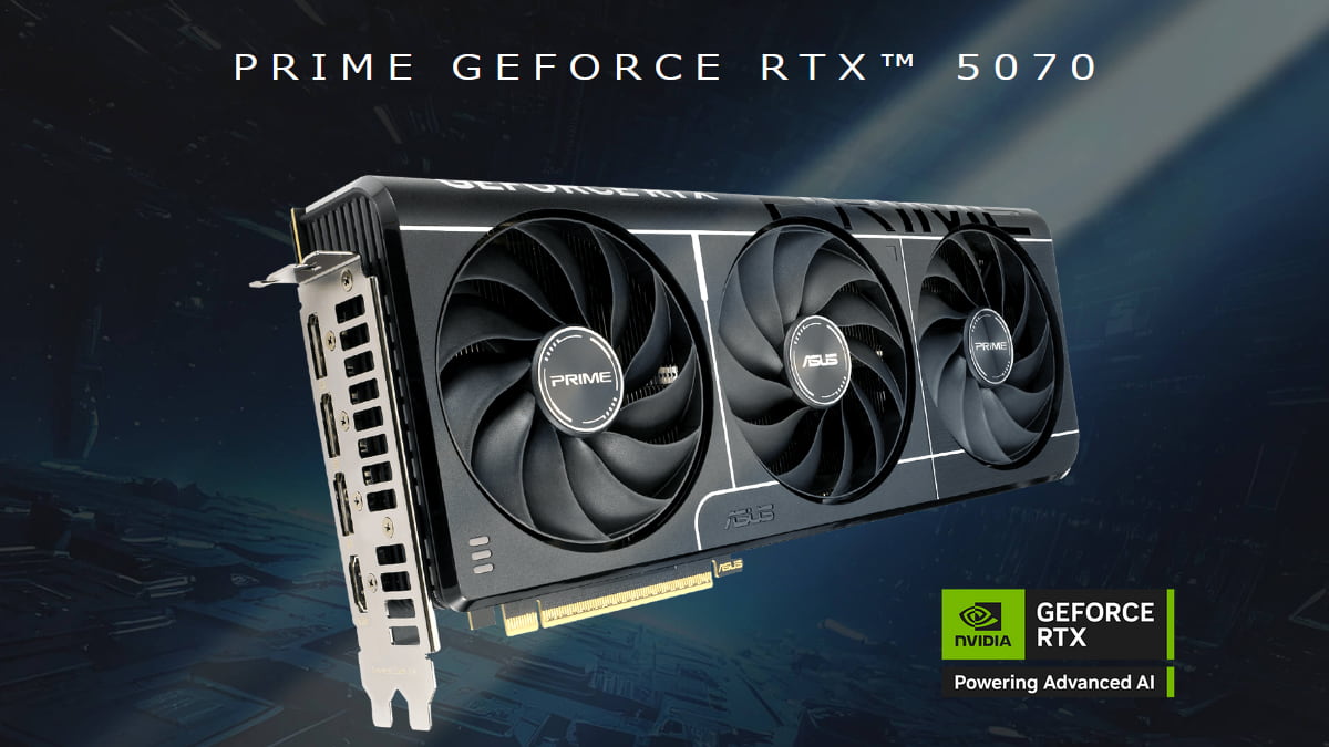 ASUS PRIME GeForce RTX 5070 12GB GDDR7 OC Edition