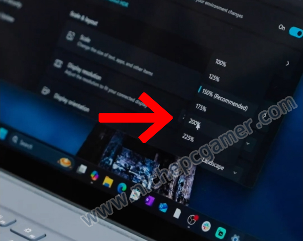 ソッと200%に変更する男性