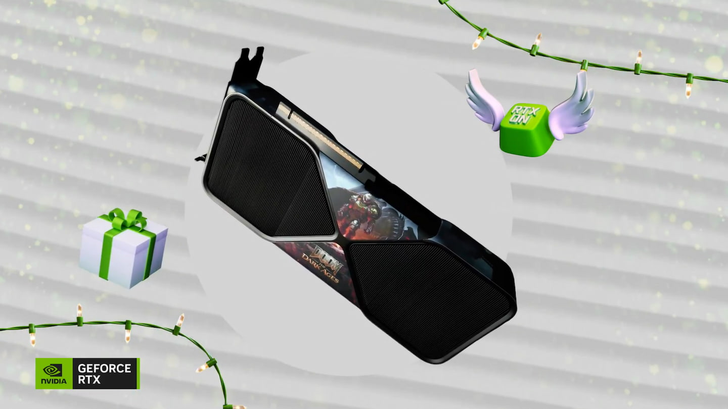 GeForce RTX 5090 FE 『DOOM: The Dark Ages』モデル