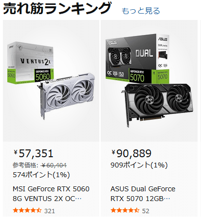 グラフィックボード 売れ筋ランキング